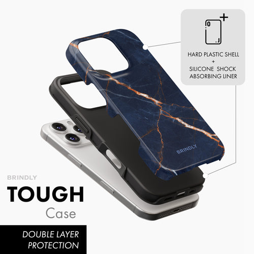 Blue Ember - Tough Phone Case