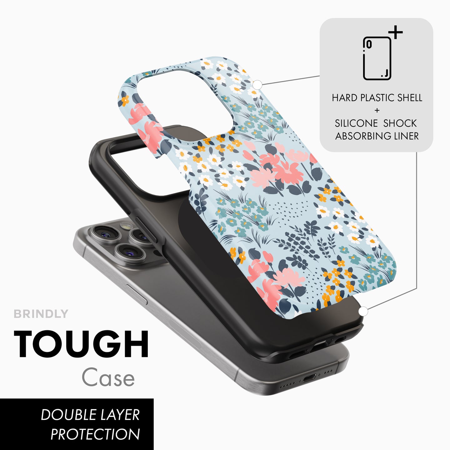 Blue Meadow - Tough Phone Case