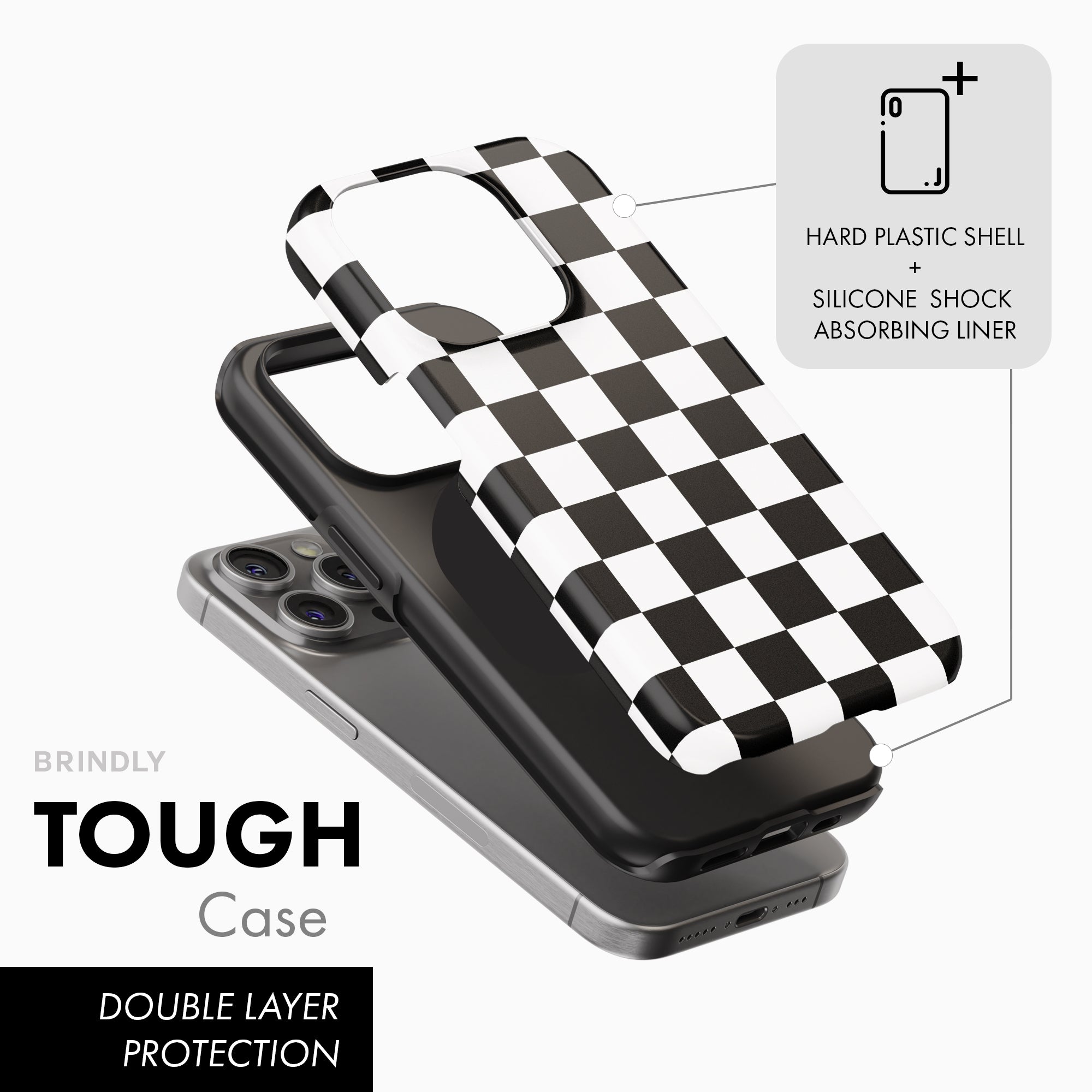 Checkered - Tough Phone Case