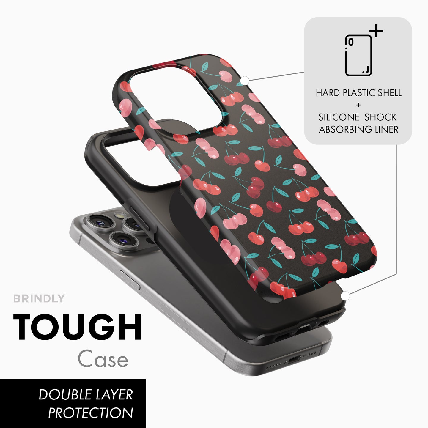 Black Cherry - Tough Phone Case