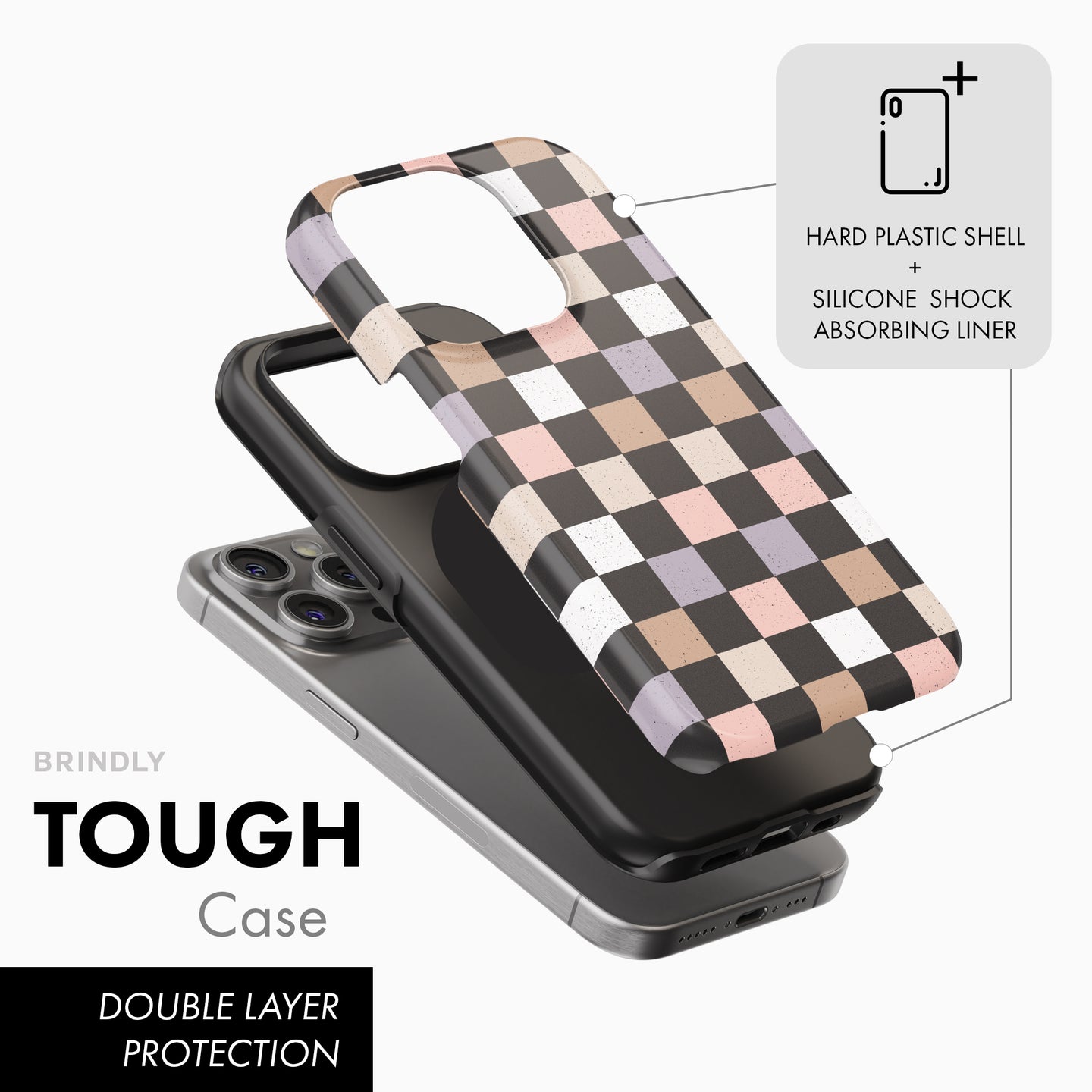 Checked - Tough Phone Case