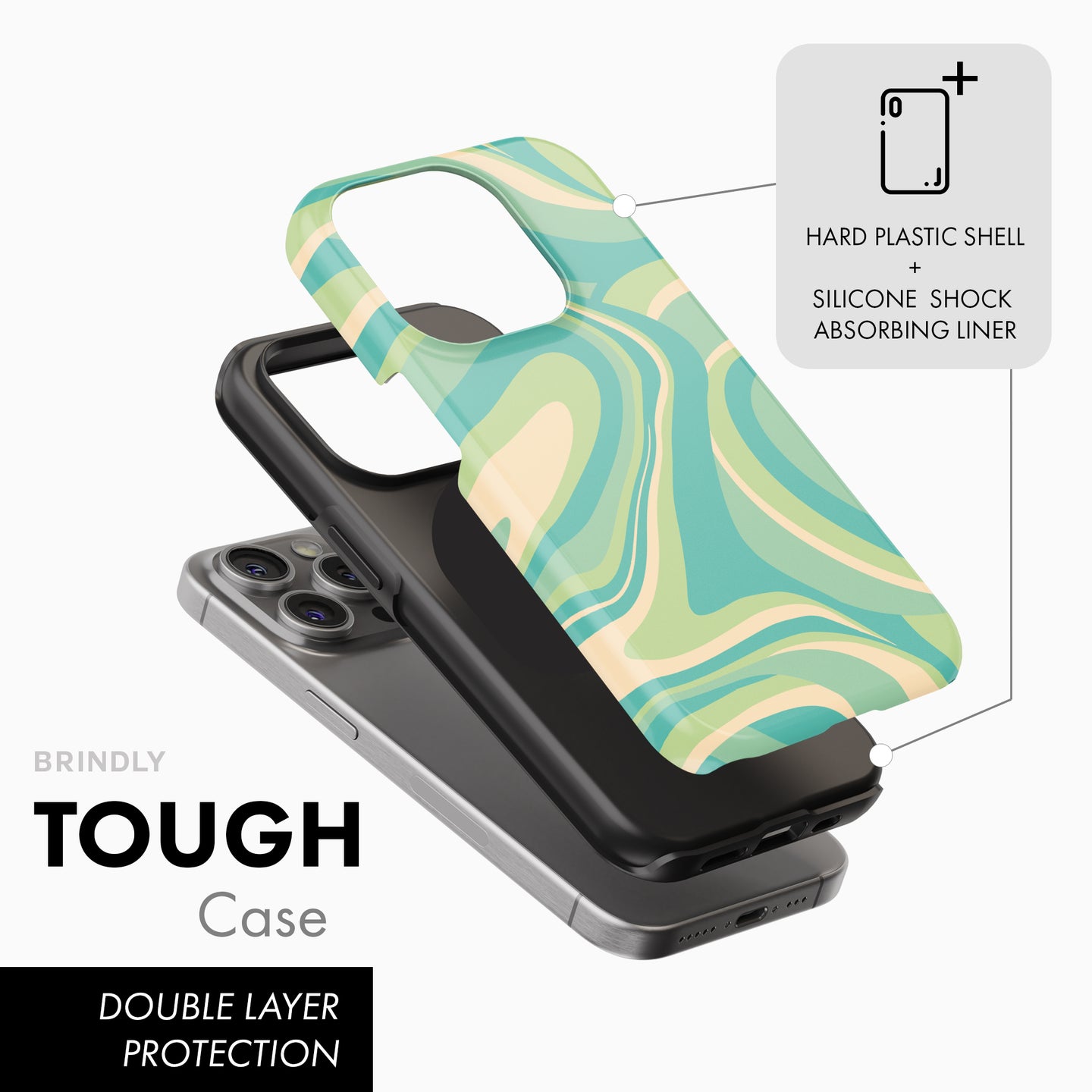 Groovy Baby Green - Tough Phone Case