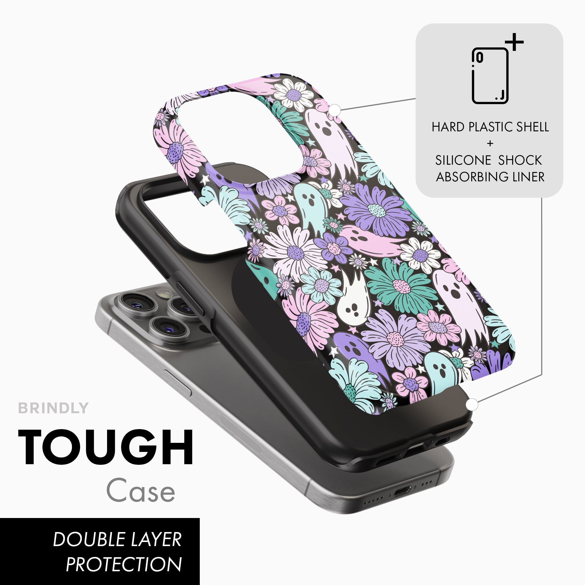 Ghostly Garden Tough Phone Case