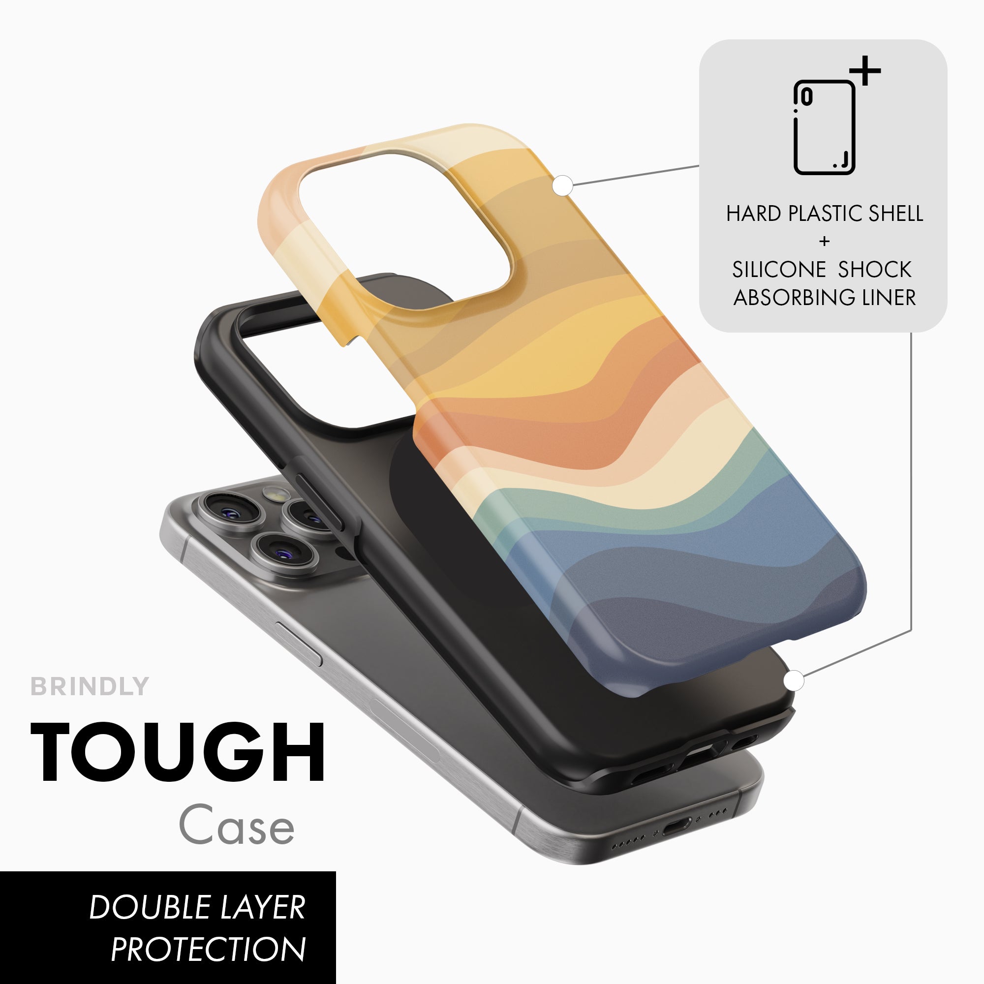 Retro Sunset - Tough Phone Case