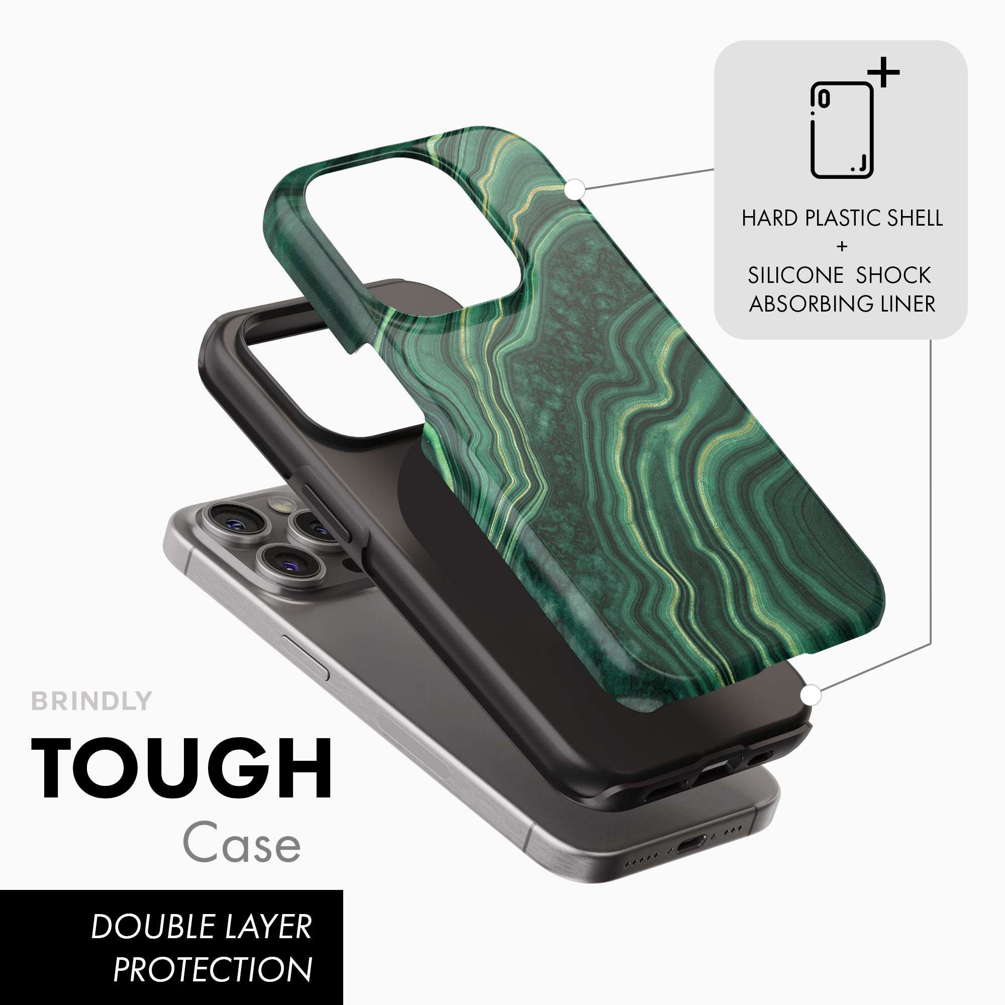 Malachite - Tough Phone Case