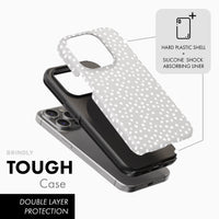 Pebble Polka Dot - Tough Phone Case