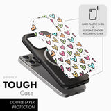 Colourful Hearts - Tough Phone Case (MagSafe)