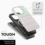 Green Mini Dots - Tough Phone Case (MagSafe)