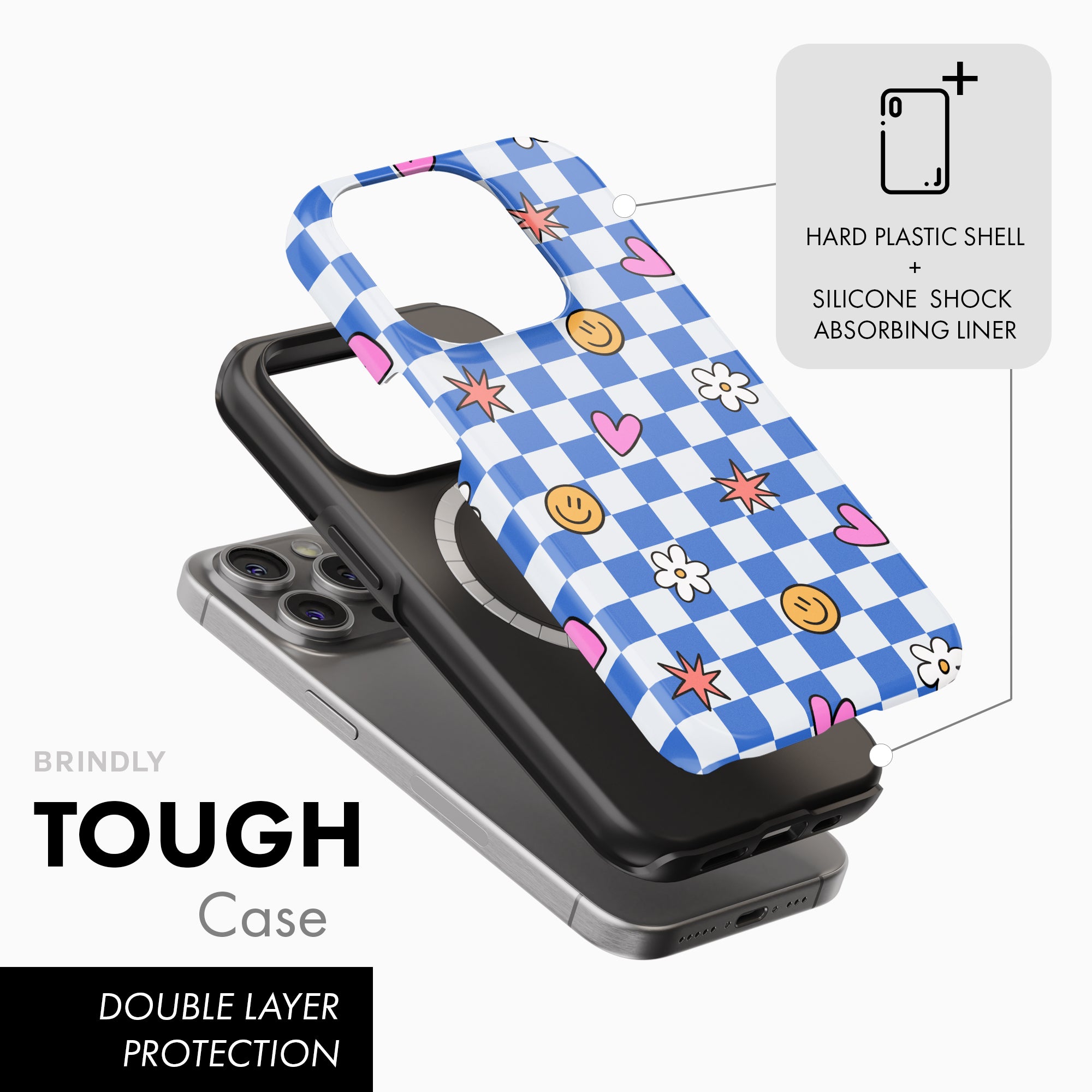 Cheeky Check - Tough Phone Case (MagSafe)