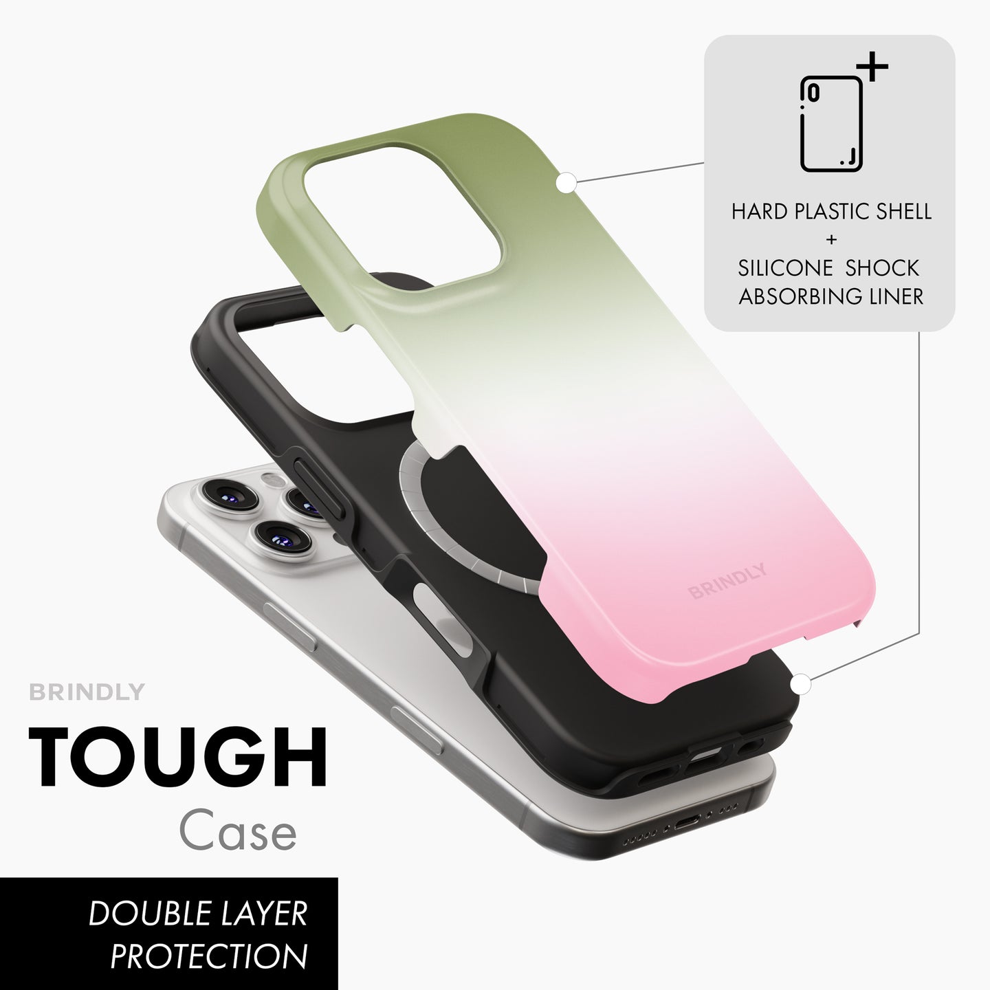 Matcha Blush - MagSafe Tough Phone Case