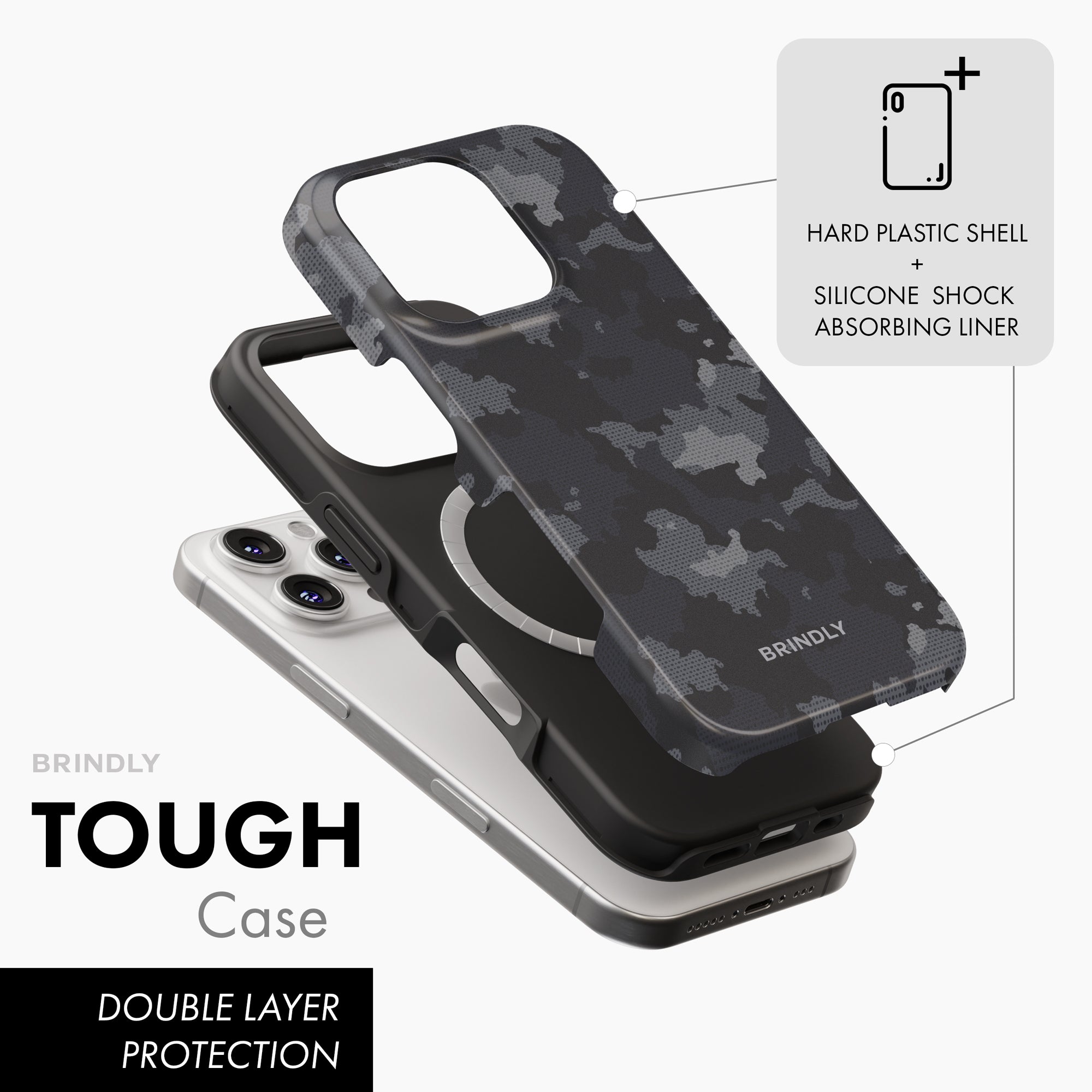 Midnight Camo - MagSafe Tough Phone Case