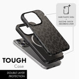 Black Leopard Print - Tough Phone Case (MagSafe)