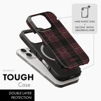 Witches Plaid - MagSafe Tough Phone Case