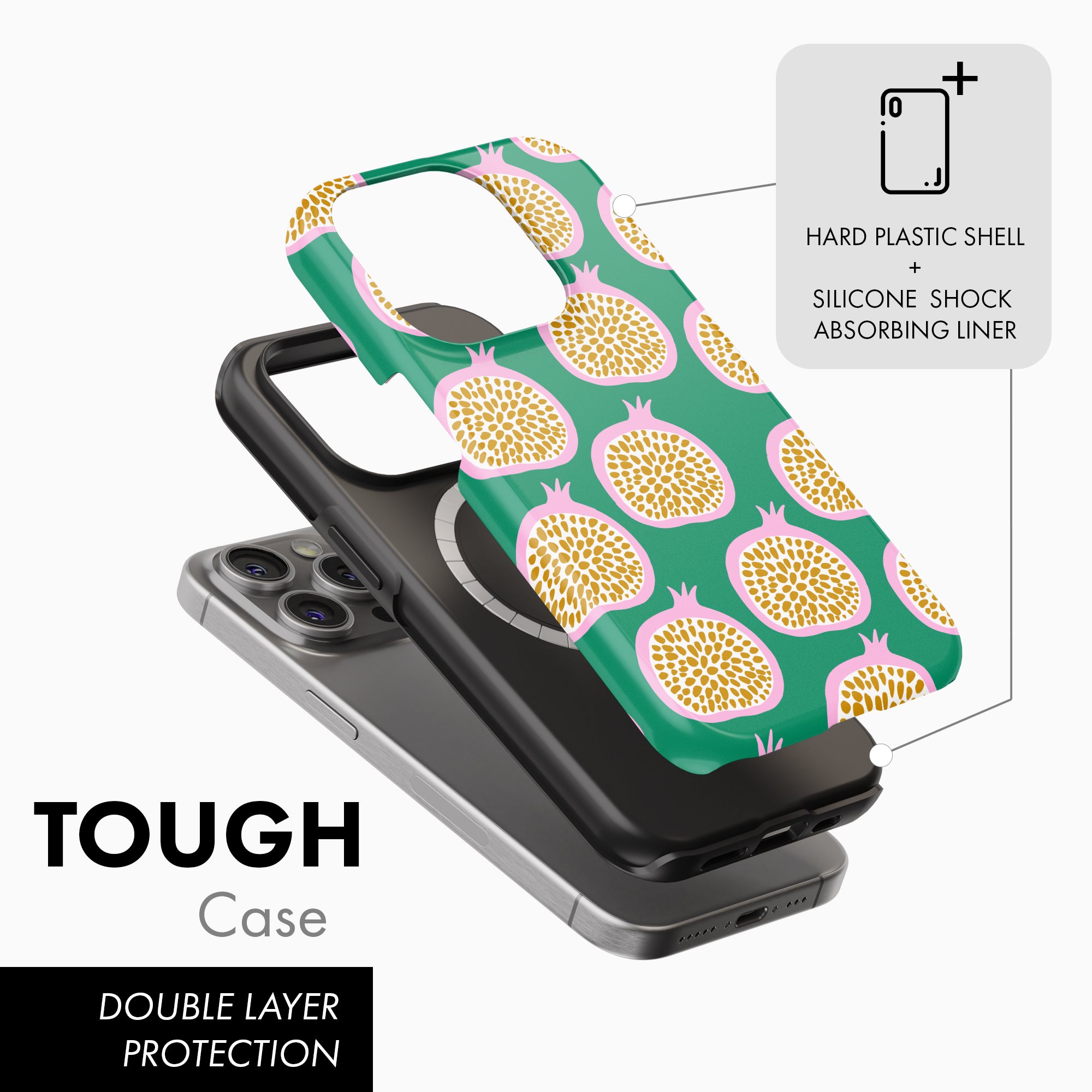 Pomegranate - Tough Phone Case (MagSafe)