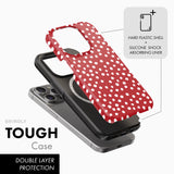 Red Polka Dot - Tough Phone Case (MagSafe)