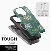 Emerald Green Meadow - Tough Phone Case (MagSafe)