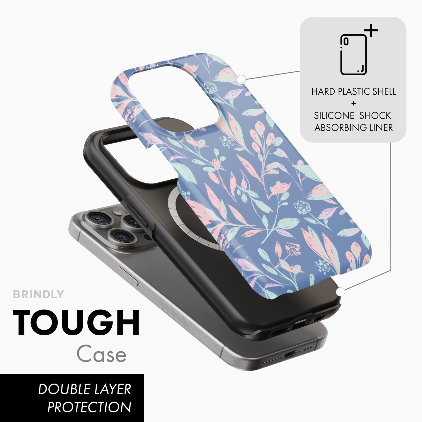 Botanical Leaves - Tough Phone Case (MagSafe)