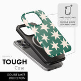 Green Stars - Tough Phone Case (MagSafe)