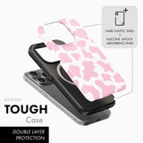 Pink Cow Print - Tough Phone Case (MagSafe)