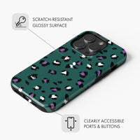 Green Leopard - Tough Phone Case (MagSafe)