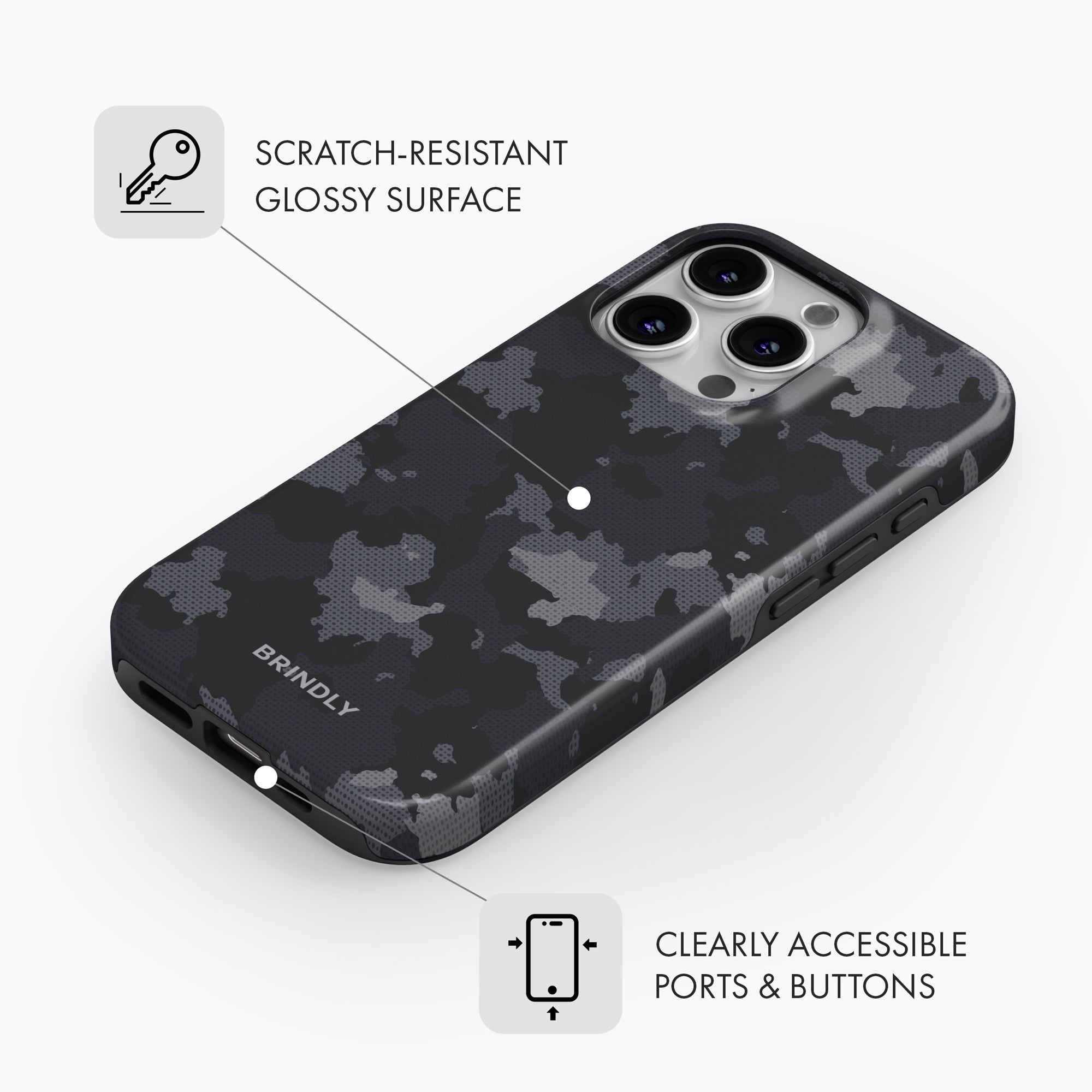 Midnight Camo - MagSafe Tough Phone Case