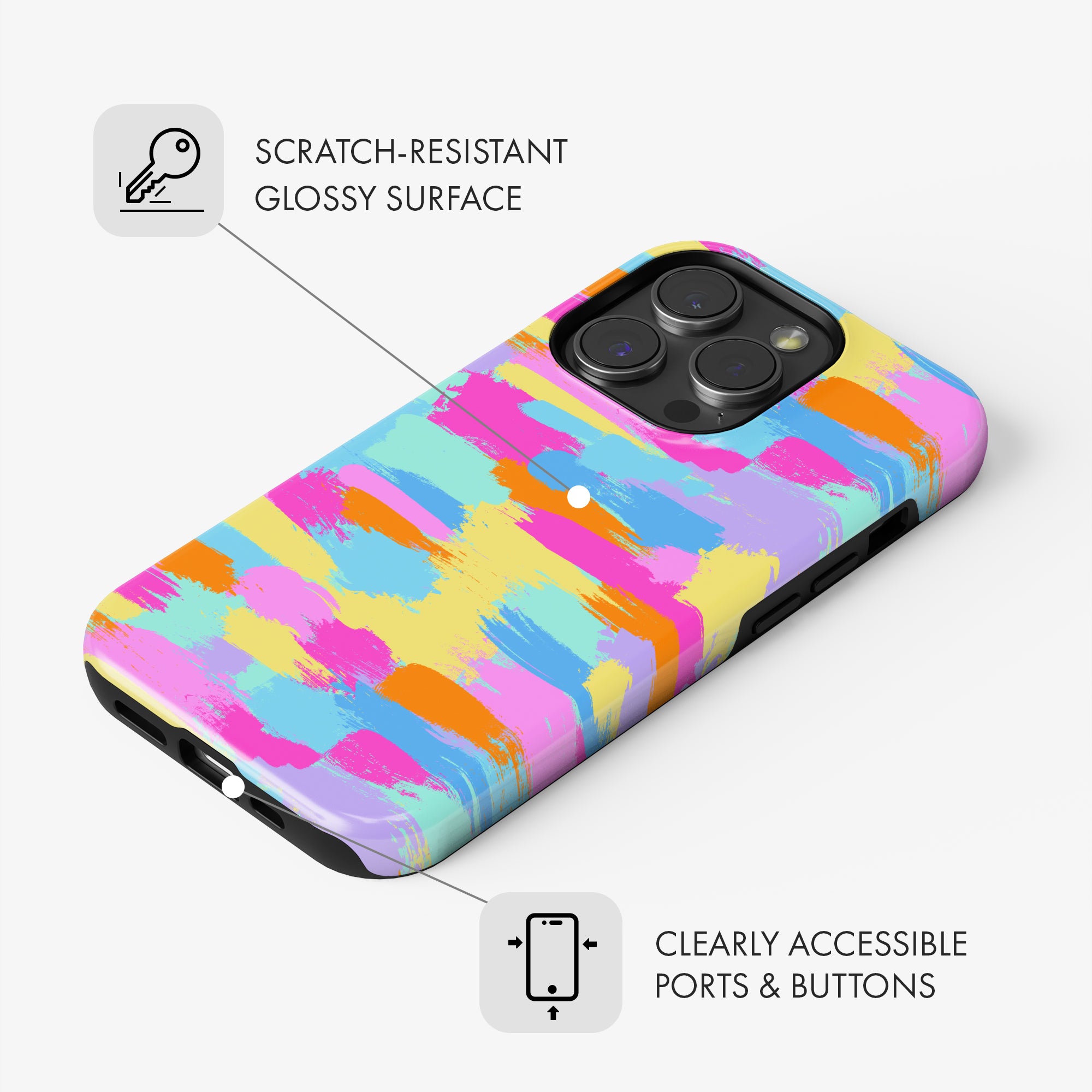 Bright Pastels - Tough Phone Case