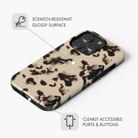 Ivory Tortoise Shell - Tough Phone Case