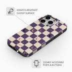 Crescent Check - Tough Phone Case