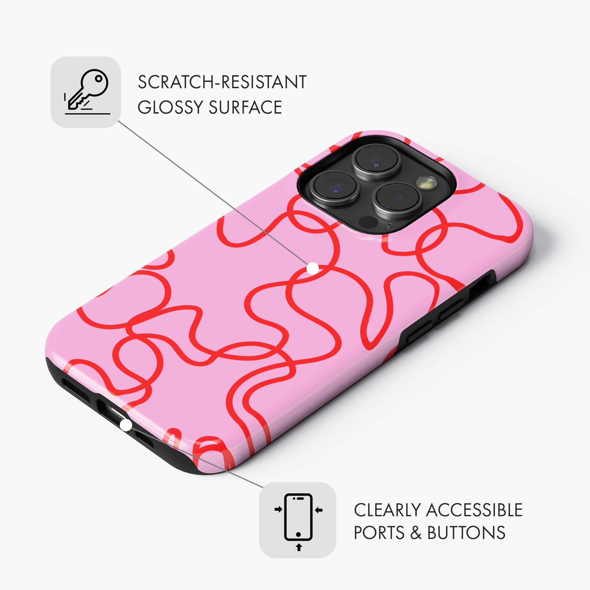 Squiggle - Tough Phone Case