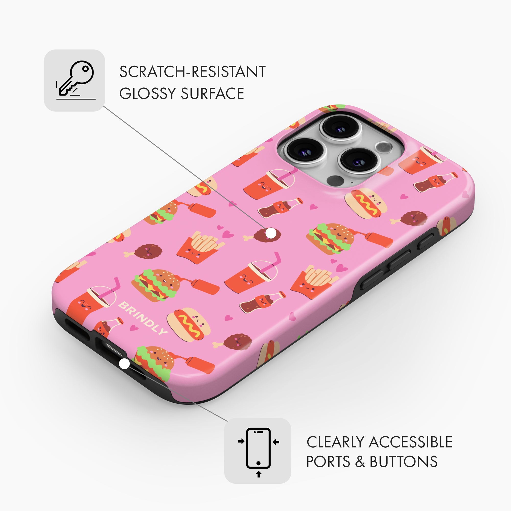 Burger Babe - MagSafe Tough Phone Case