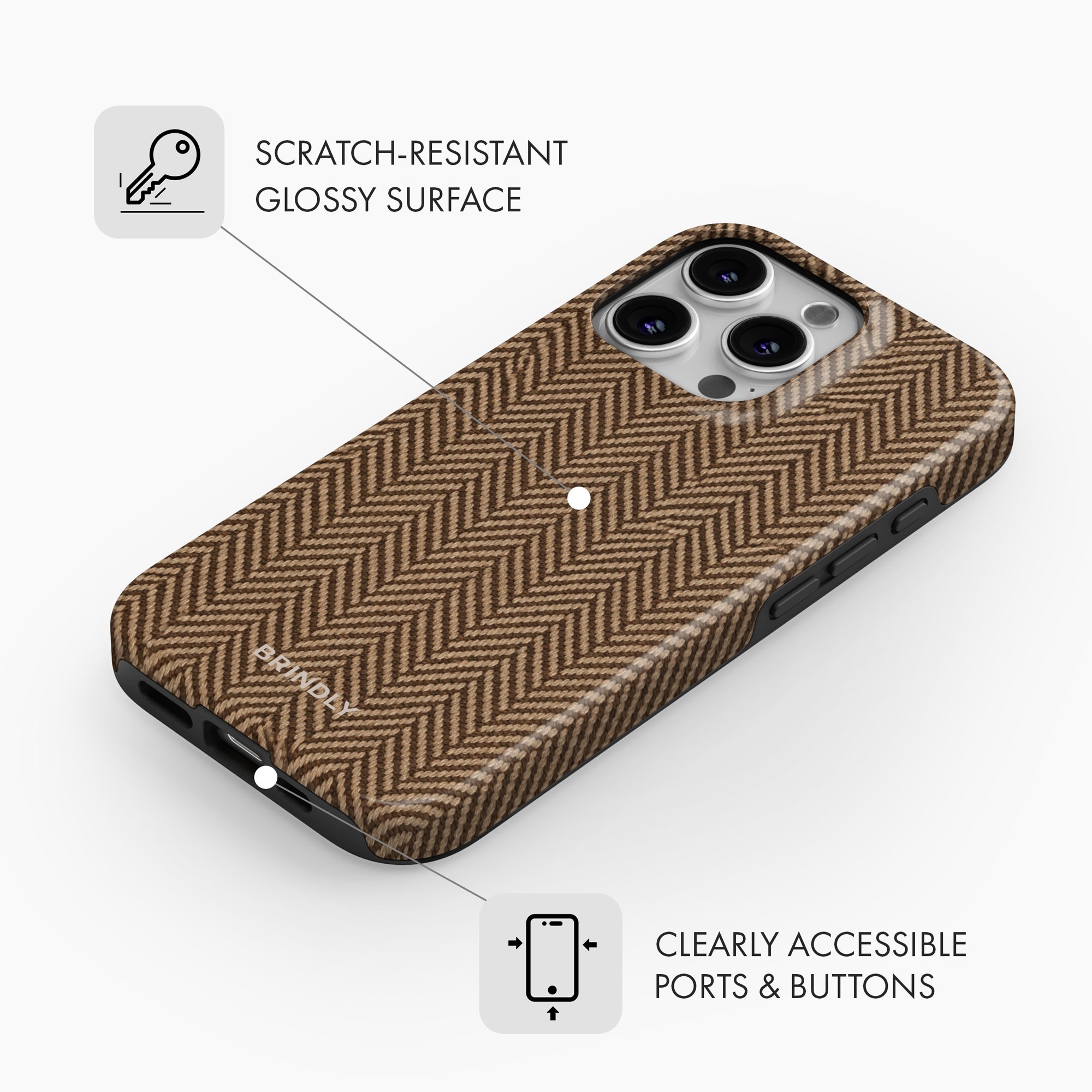 Toffee Knit - MagSafe Tough Phone Case