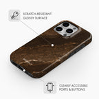 Cocoa Marble - Tough Phone Case
