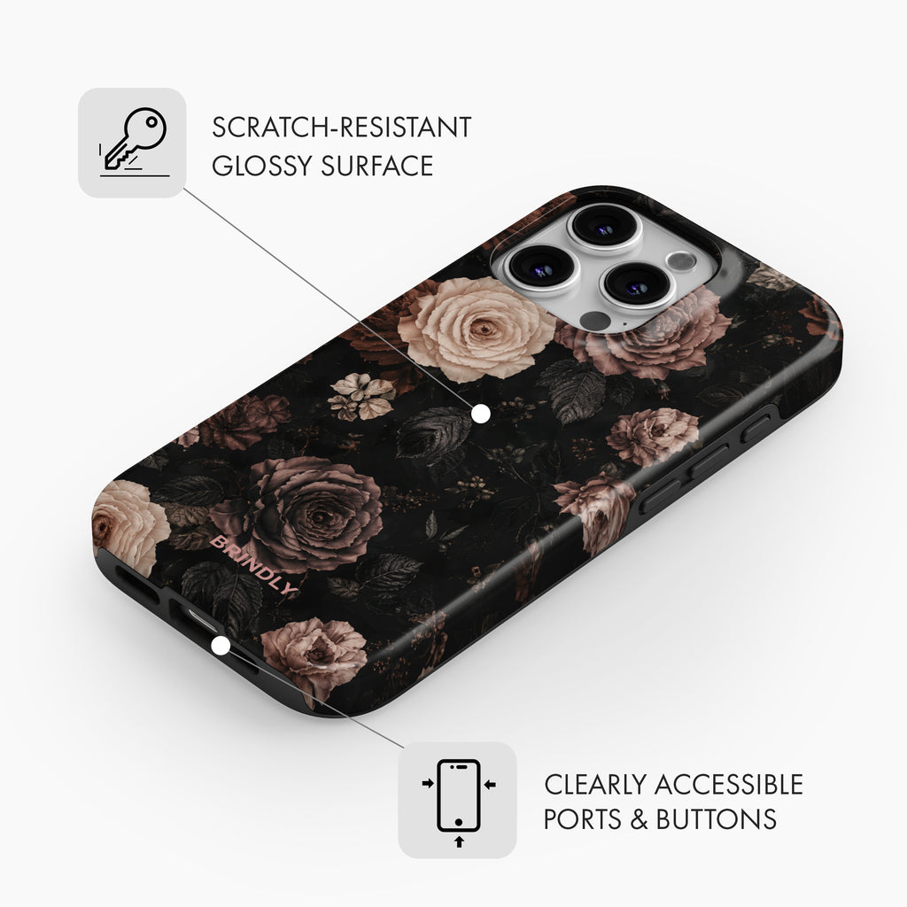 Midnight Bloom - Tough Phone Case