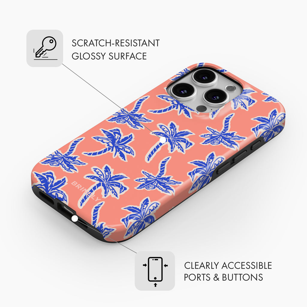 Coral Palms - Tough Phone Case