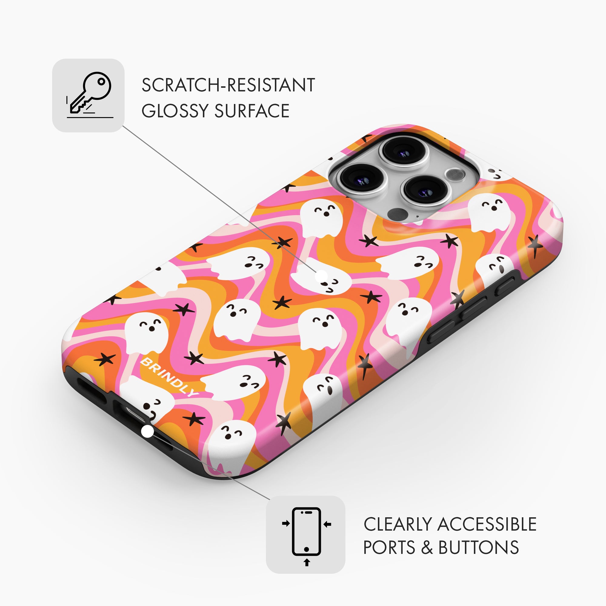 Groovy Ghosts - Tough Phone Case