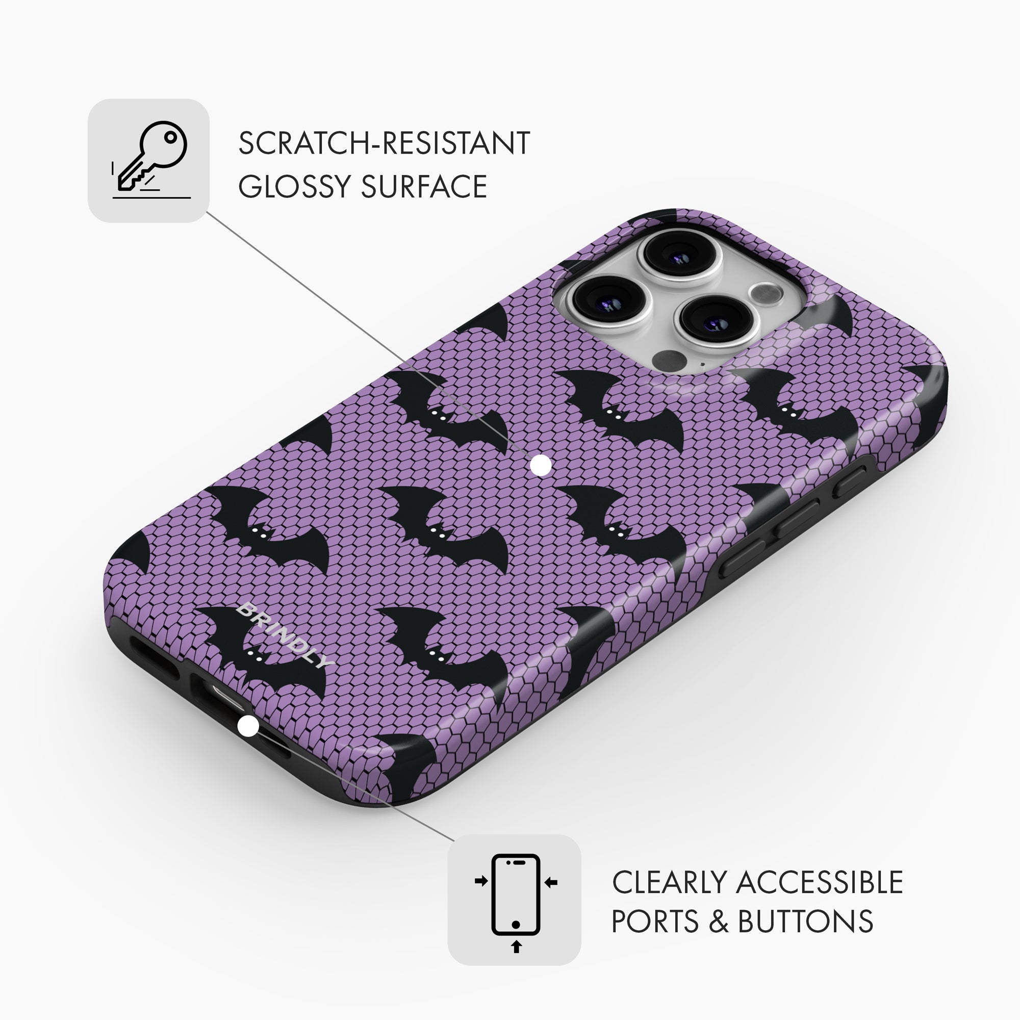 Batty - Tough Phone Case