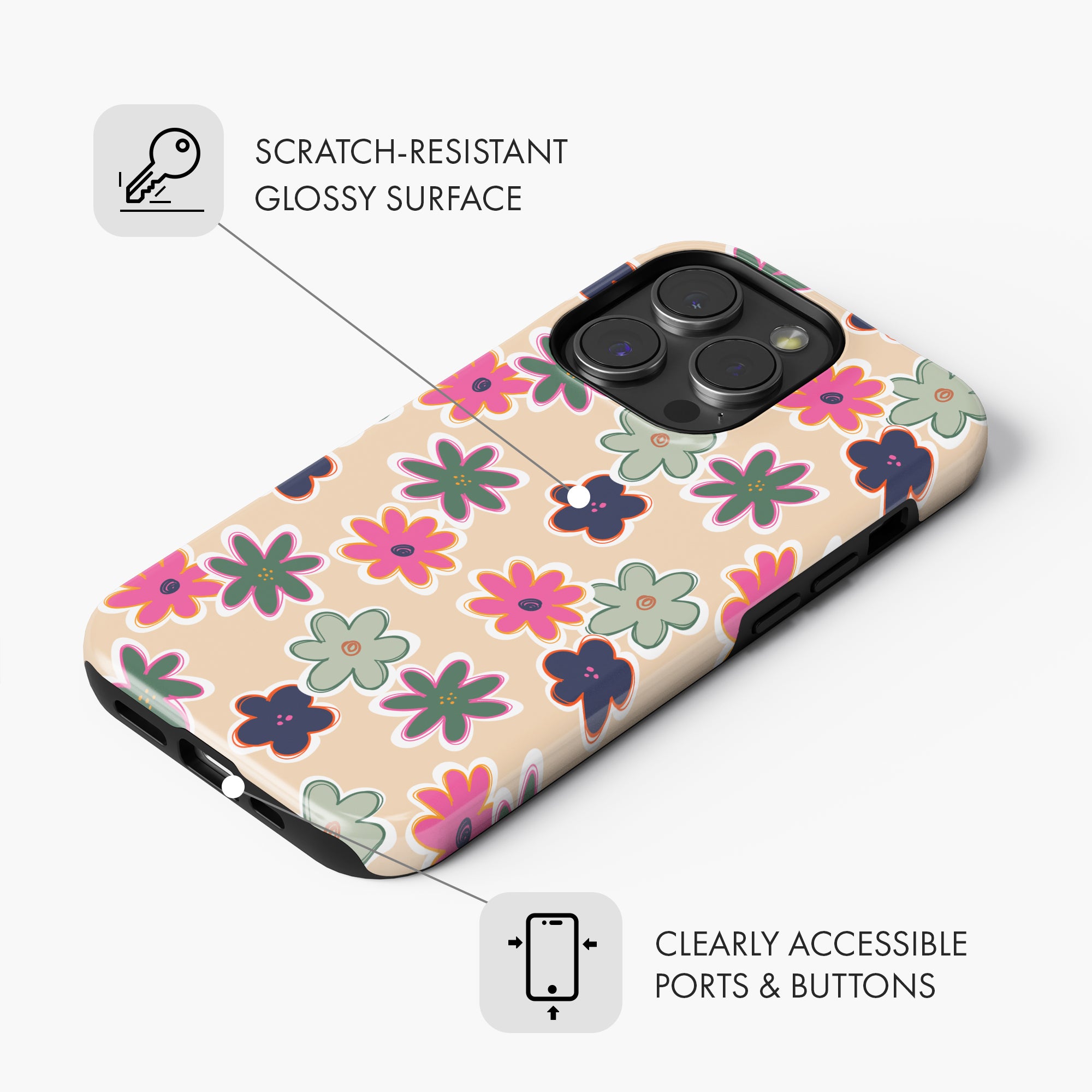 Flowery - Tough Phone Case (MagSafe)