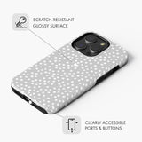 Pebble Polka Dot - Tough Phone Case (MagSafe)