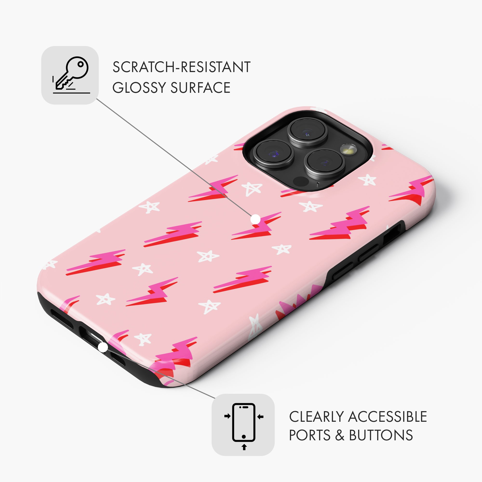 Bolts & Stars - Tough Phone Case (MagSafe)