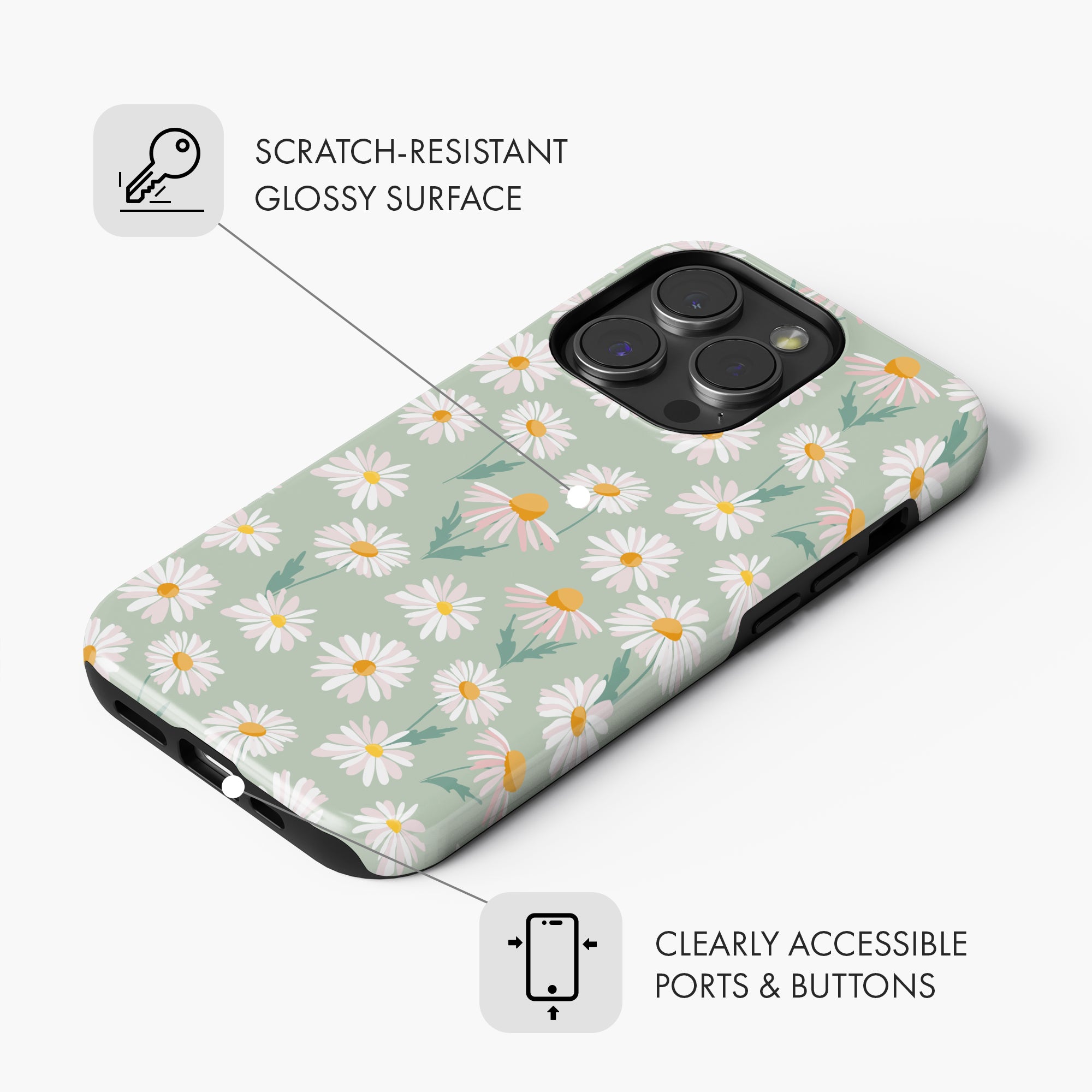 Wild Daisies - Tough Phone Case