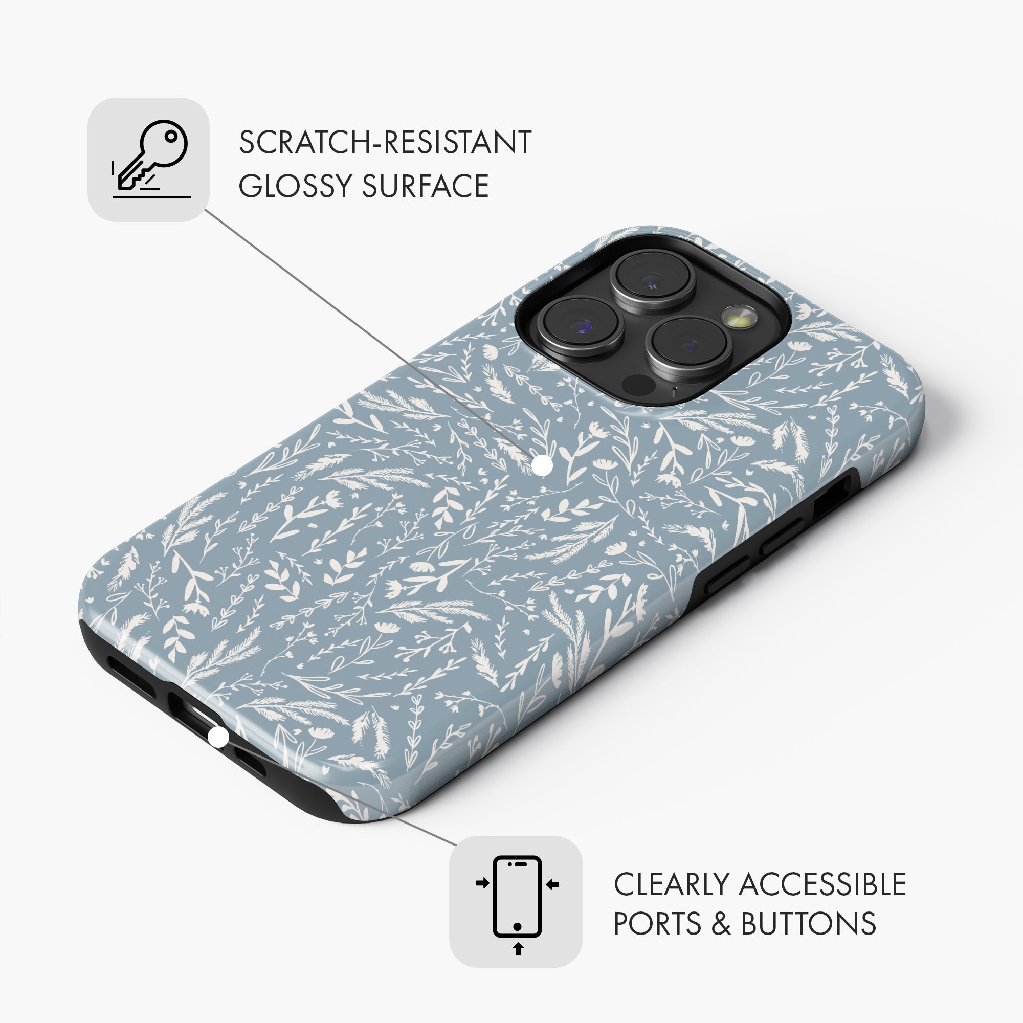 Eden Blue - Tough Phone Case