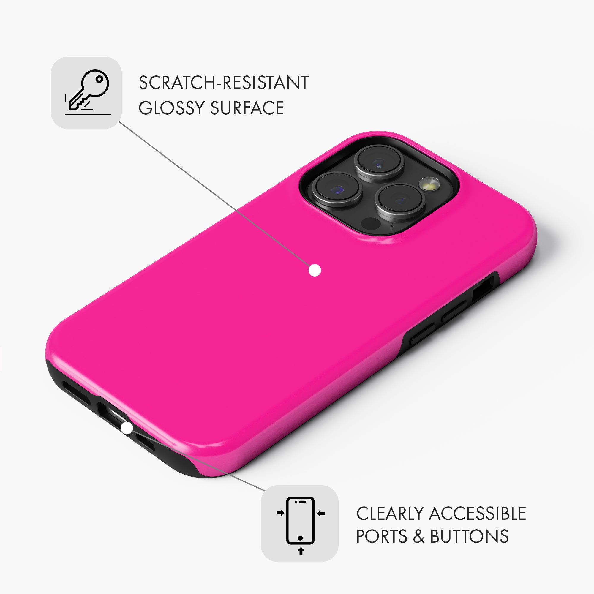 Pop Pink - Tough Phone Case (MagSafe)