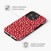 Red Polka Dot - Tough Phone Case (MagSafe)