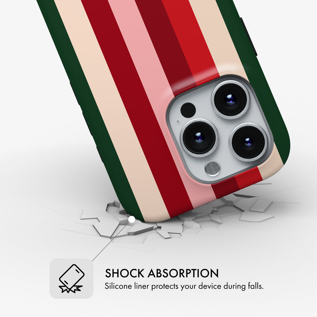 Santa Stripe - Tough Phone Case