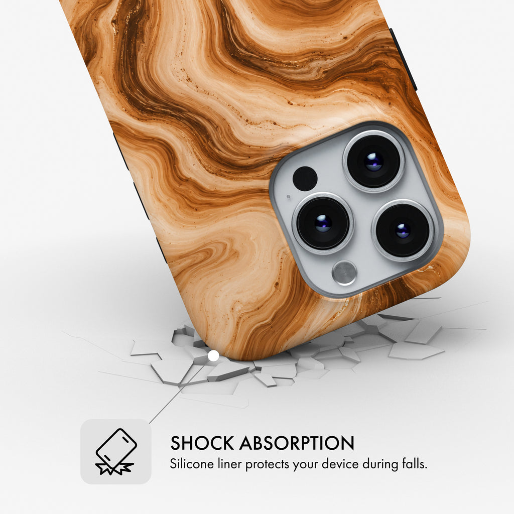 Caramel Swirl - MagSafe Tough Phone Case