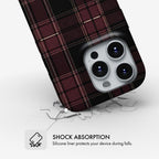 Witches Plaid - Tough Phone Case