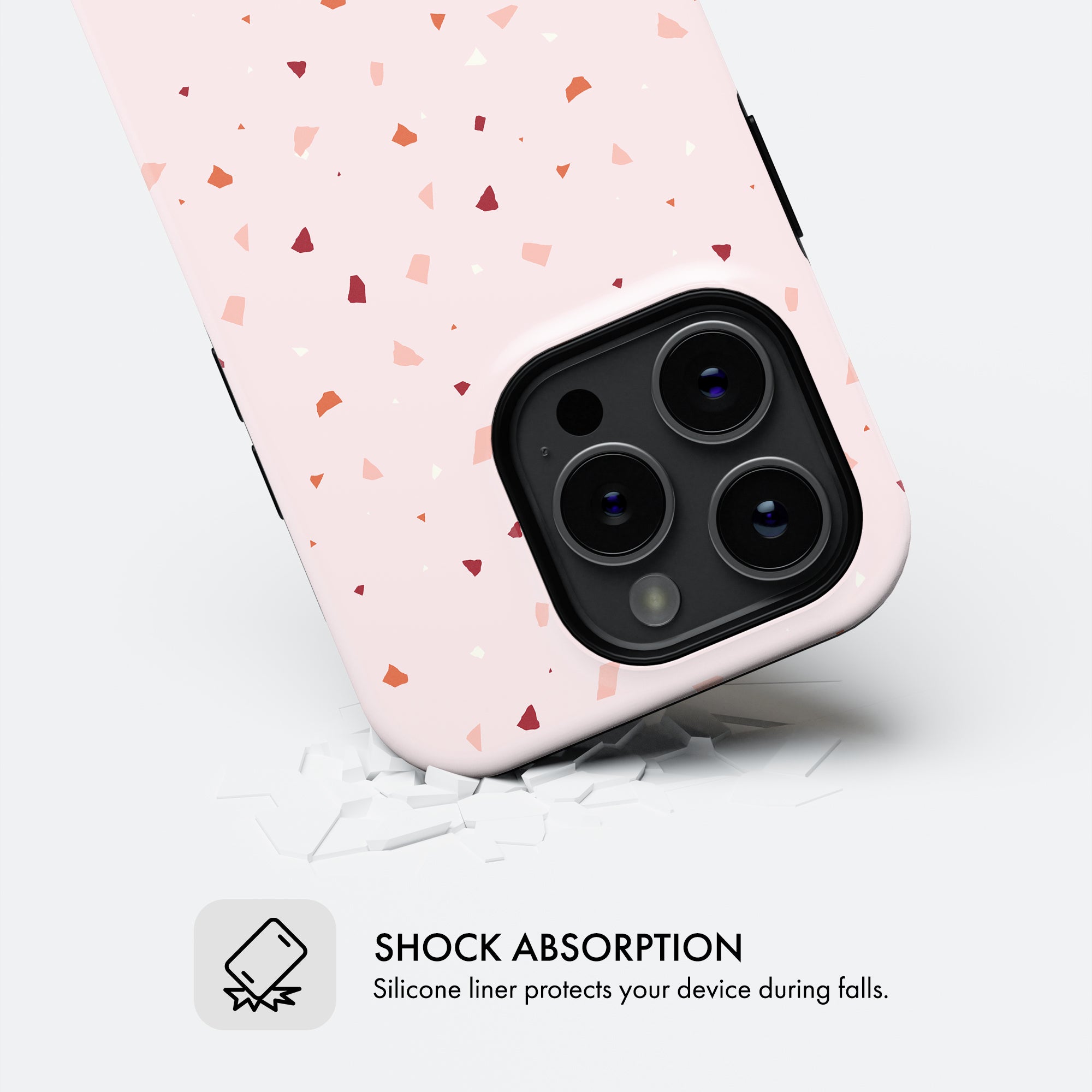 Pink Terrazzo - Tough Phone Case (MagSafe)