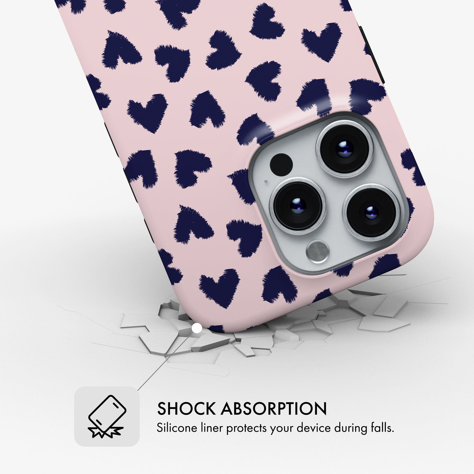 Blueberry Hearts - MagSafe Tough Phone Case