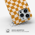 Pumpkin Check - Tough Phone Case