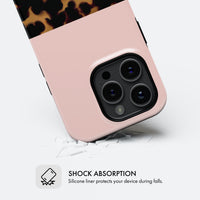 Pink Tortoise Shell - Tough Phone Case (MagSafe)